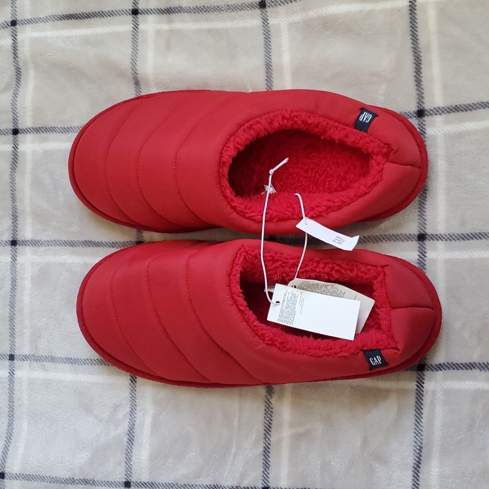 Red Puffer Slippers